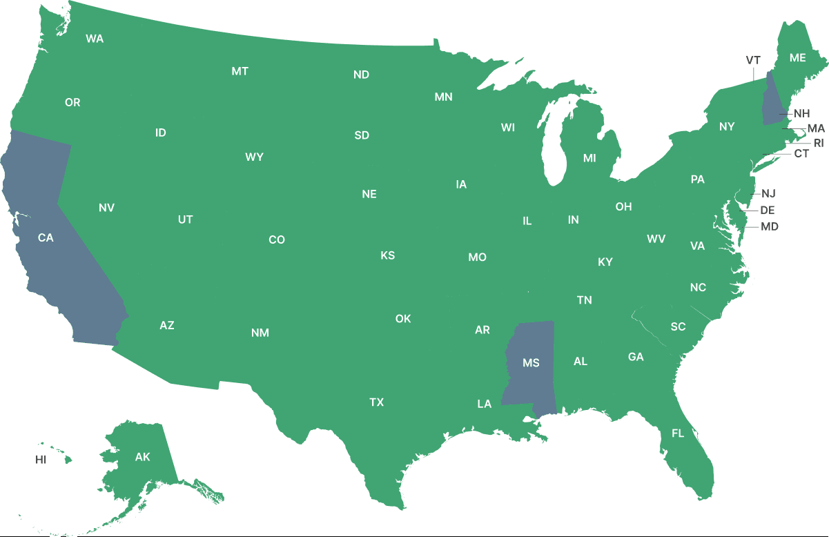 coverage map telederm.me